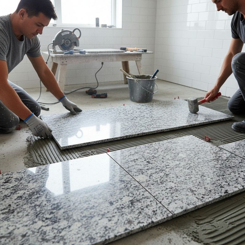 Contact About Kitchen Tile Floor Installation