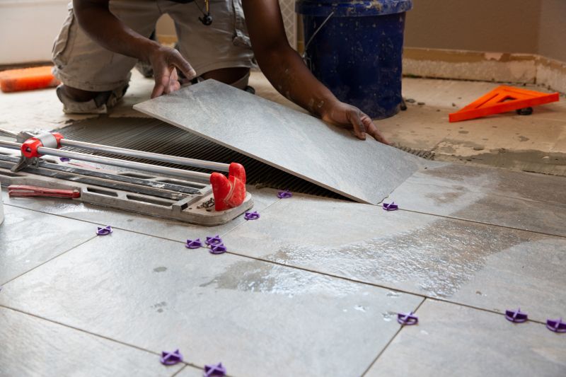 Kitchen Tile Floor Installation