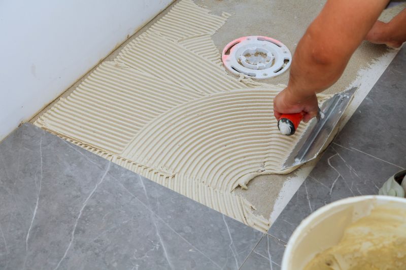 Kitchen Tile Floor Installation