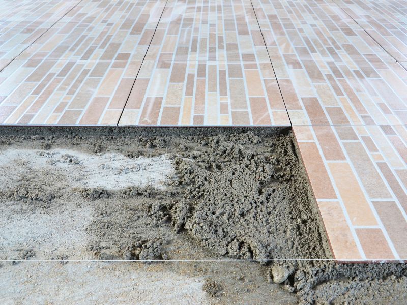 Kitchen Tile Floor Installation