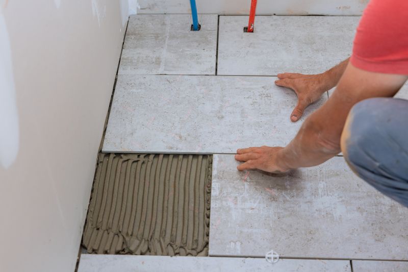 Kitchen Tile Floor Installation